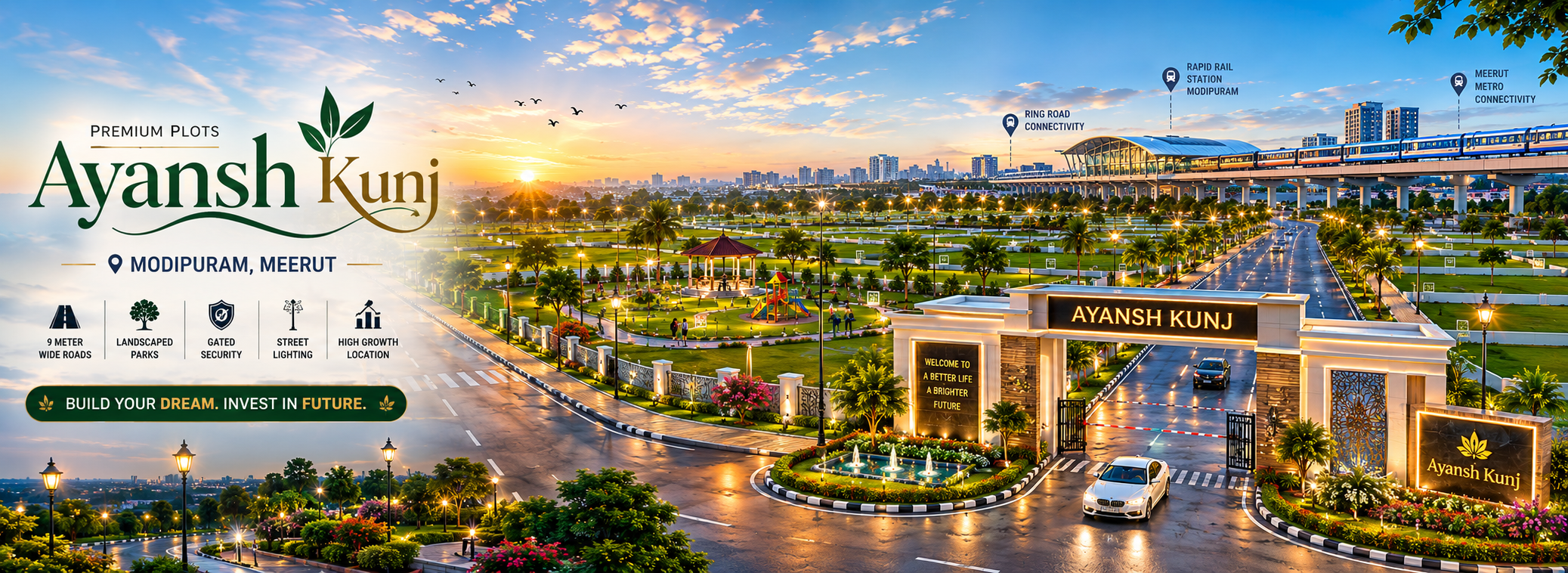Ayansh Kunj Modipuram Meerut Residential Plots
